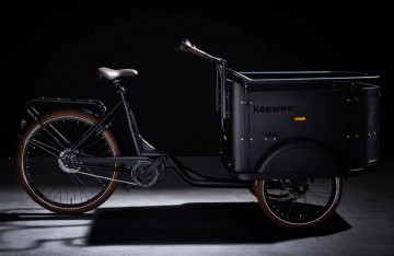 Keewee elektrische bakfiets zijaanzicht
